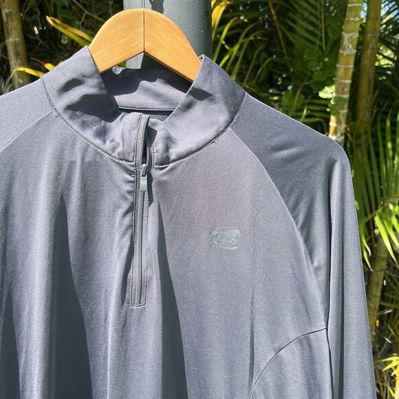 Piper Smartpak Women's Long Sleeve 1/4 Zip Shirt XL Gray Mesh Pullover Jacket - Picture 2 of 9